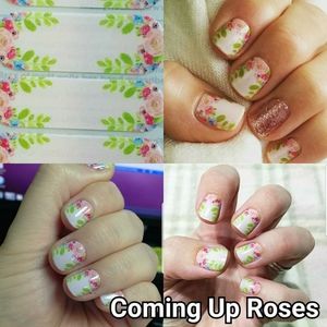 Jamberry Nail Wrap - Coming Up Roses
